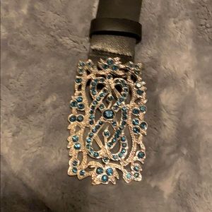 Liz Claiborne Black leather belt